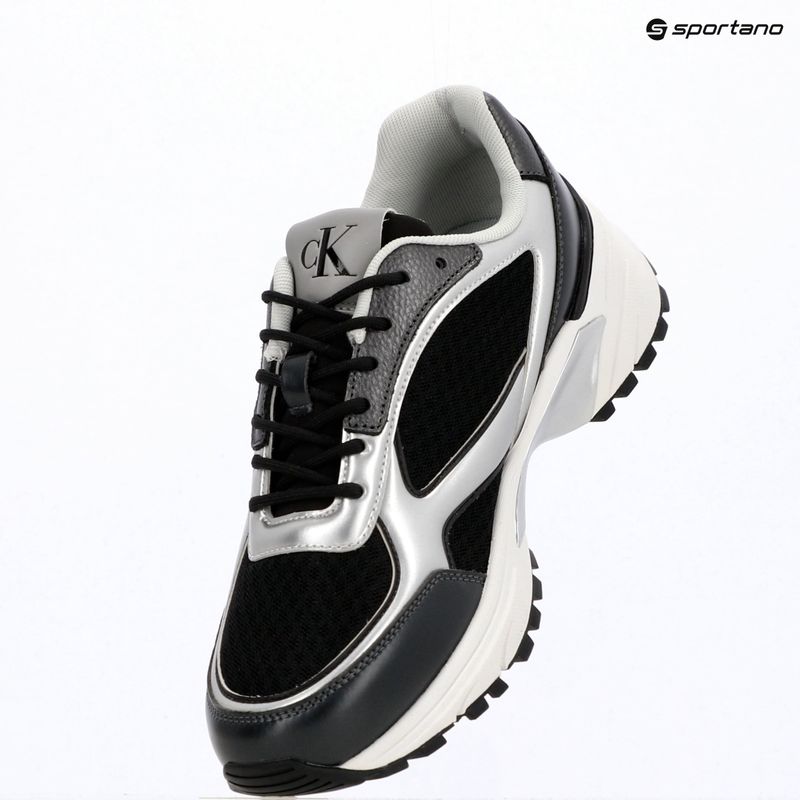 Pánske topánky Calvin Klein YM0YM01402 Hike Runner Laceup Mesh Mix black/silver 9