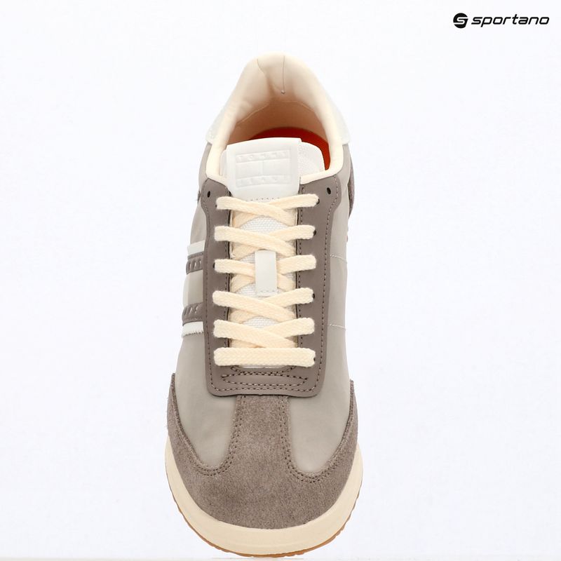 Pánske topánky Tommy Jeans Retro Runner Cleated Mix porcini taupe 9