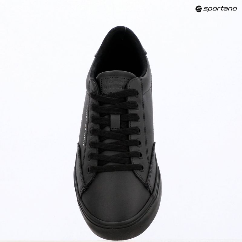 Pánske tenisky Tommy Hilfiger Vulc Core RBW Long Lace Leather black 9