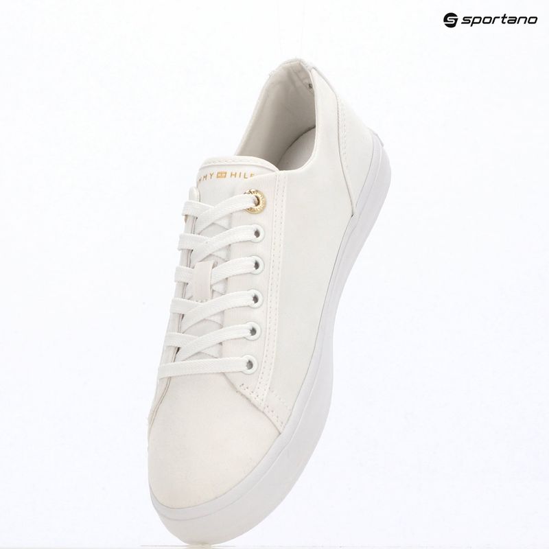 Dámske tenisky Tommy Hilfiger Foxing Sneaker Canvas white 9