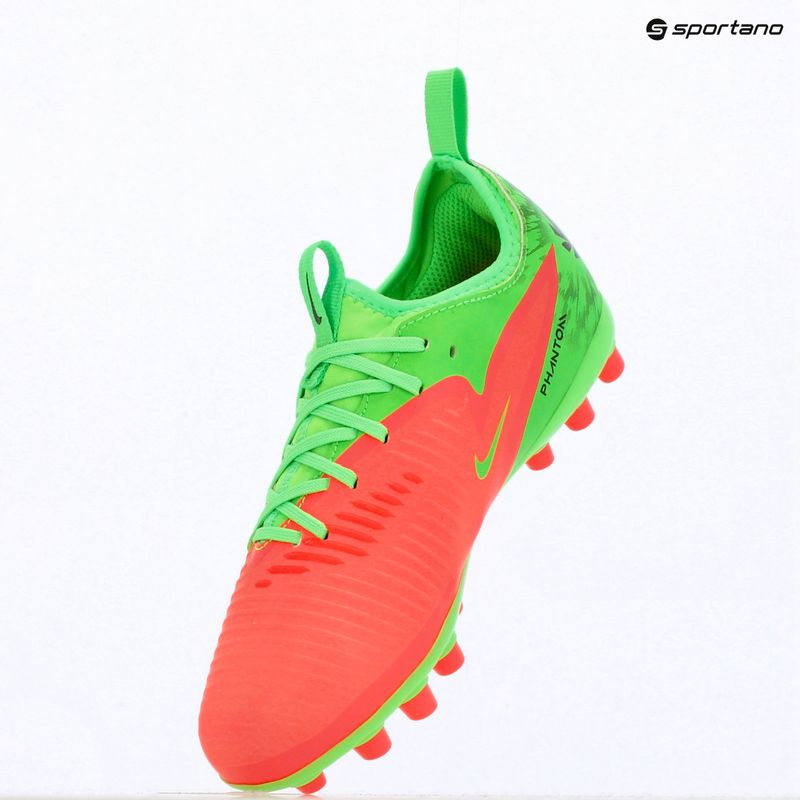 Detské kopačky Nike Jr. Phantom 6 Academy Erling Haaland AG hot punch/green strike/black 14