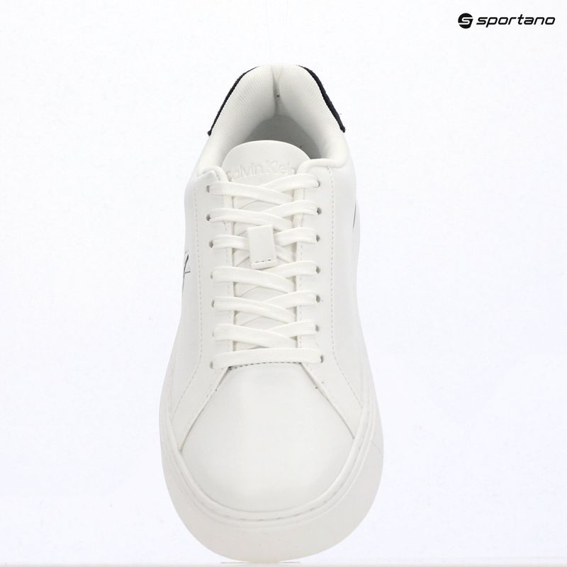 Pánske topánky Calvin Klein YM0YM01435 Classic Cupsole Laceup Leather bright white/navy 9