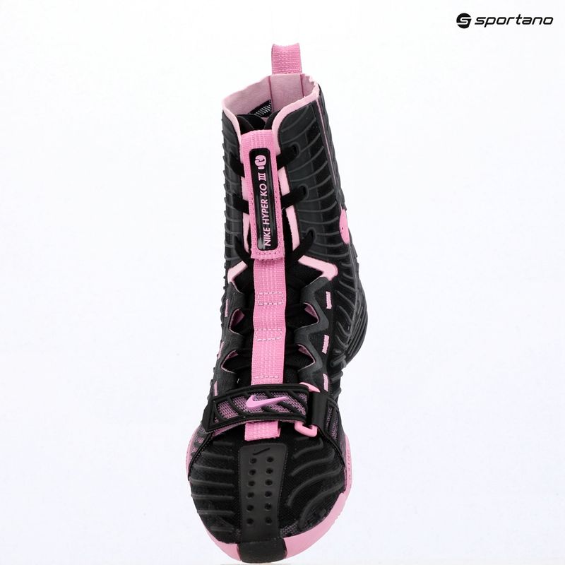 Boxerské topánky Nike HyperKo 3 black/light magenta 18
