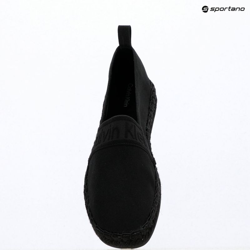Dámske espadrilky Calvin Klein HW0HW02934 Oblique Webbing Triple Black 9