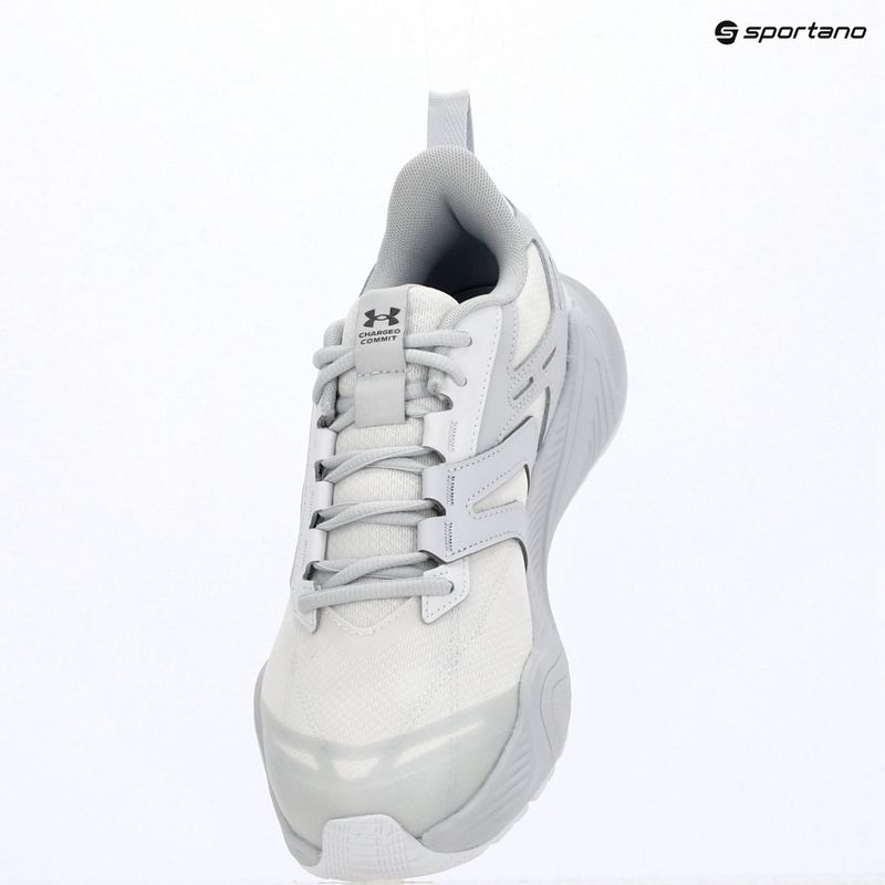 Pánske tréningové topánky Under Armour Charged Commit TR 5 White/Halo Gray/Castlerock 9