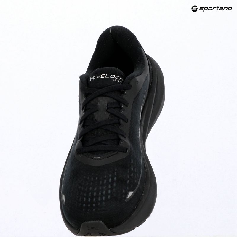 Pánske bežecké topánky Under Armour Velociti Pace black/black/metallic silver 10