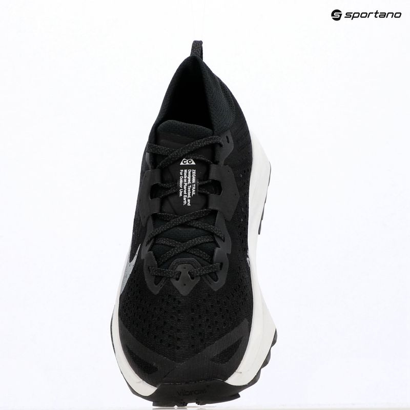 Pánske bežecké topánky Nike ACG Zegama Trail čierna/bezpečnostná oranžová/vrcholová biela 9