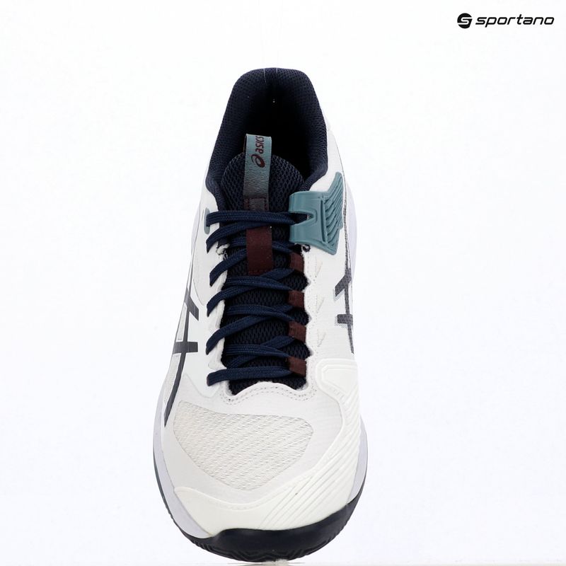 Pánske tenisové topánky ASICS Solution Speed FF 4 Clay white/midnight 9