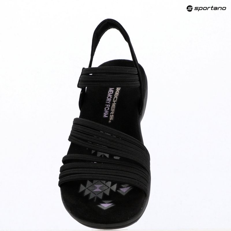 Dámske sandále SKECHERS Reggae Slim Coffee Run black 11