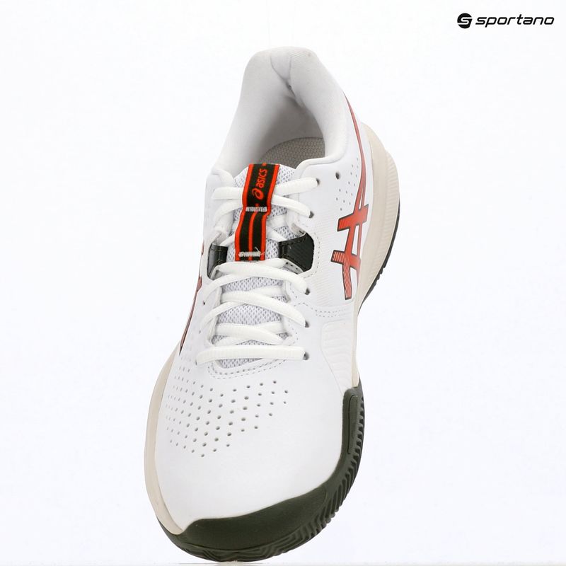 Pánske tenisové topánky ASICS Gel-Challenger 15 Clay white/cherry tomato 9
