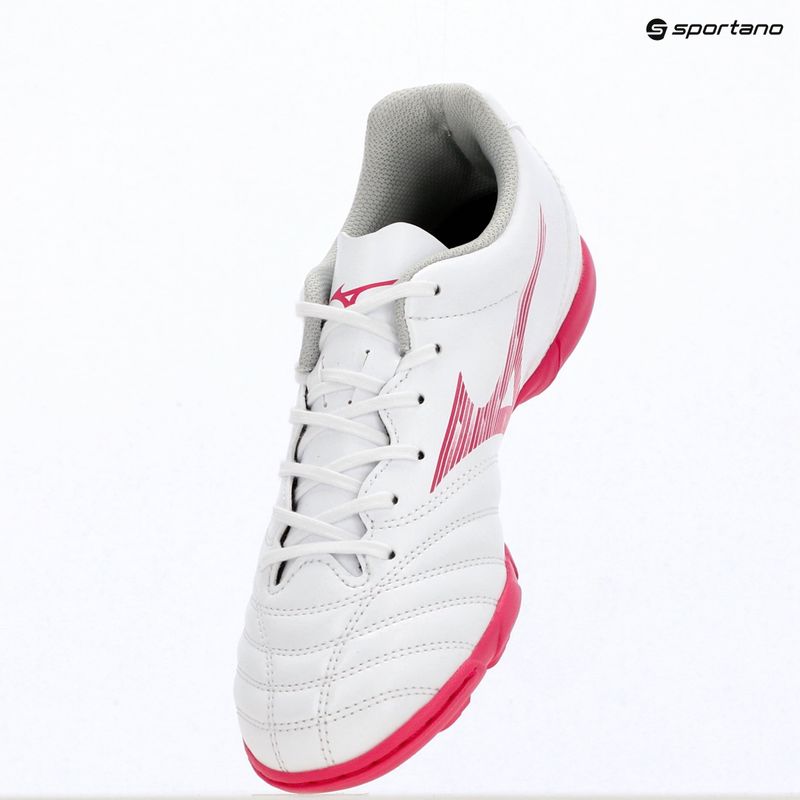 Detské futbalové kopačky Mizuno Monarcida Neo III Select Jr AS white/fuchsia purple 12