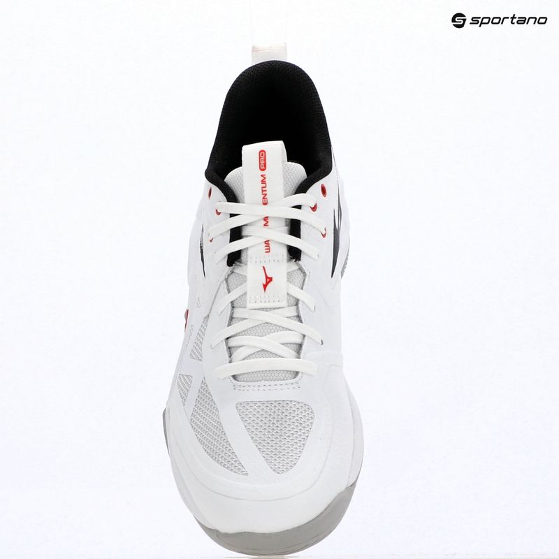 Volejbalové topánky Mizuno Wave Momentum Pro white/black/fiery red 15