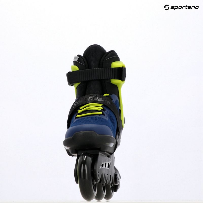 Detské kolieskové korčule Rollerblade Microblade 3WD Jr blue royal/lime 10