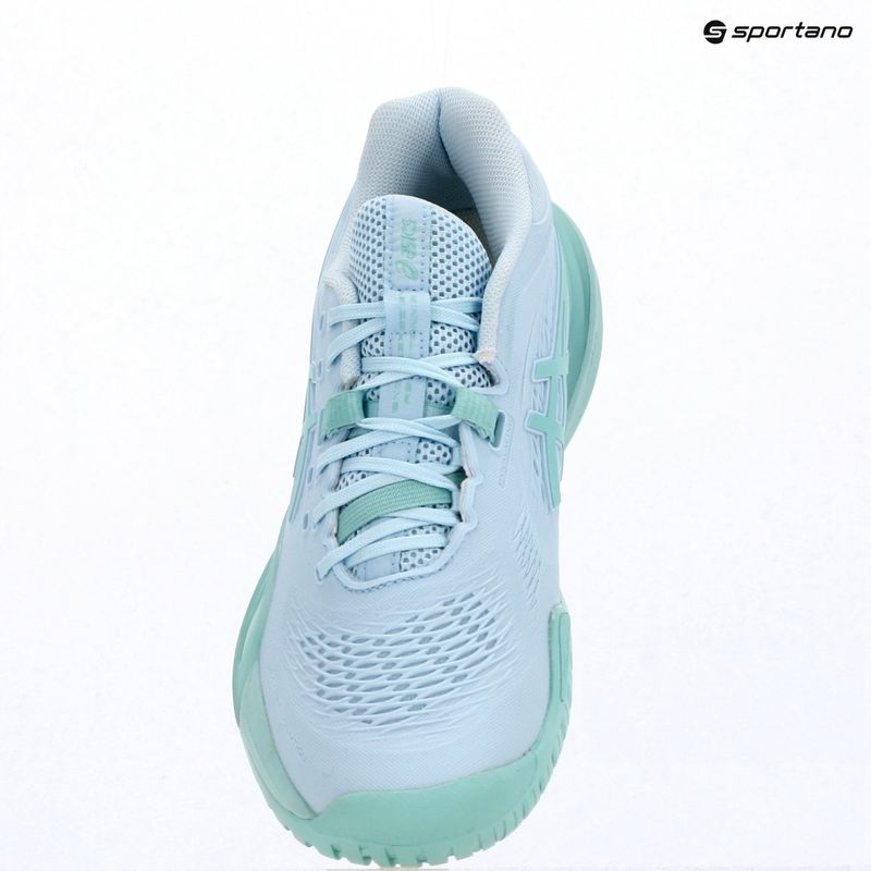 Dámske tenisové topánky ASICS Gel-Resolution X light blue/oasis green 9