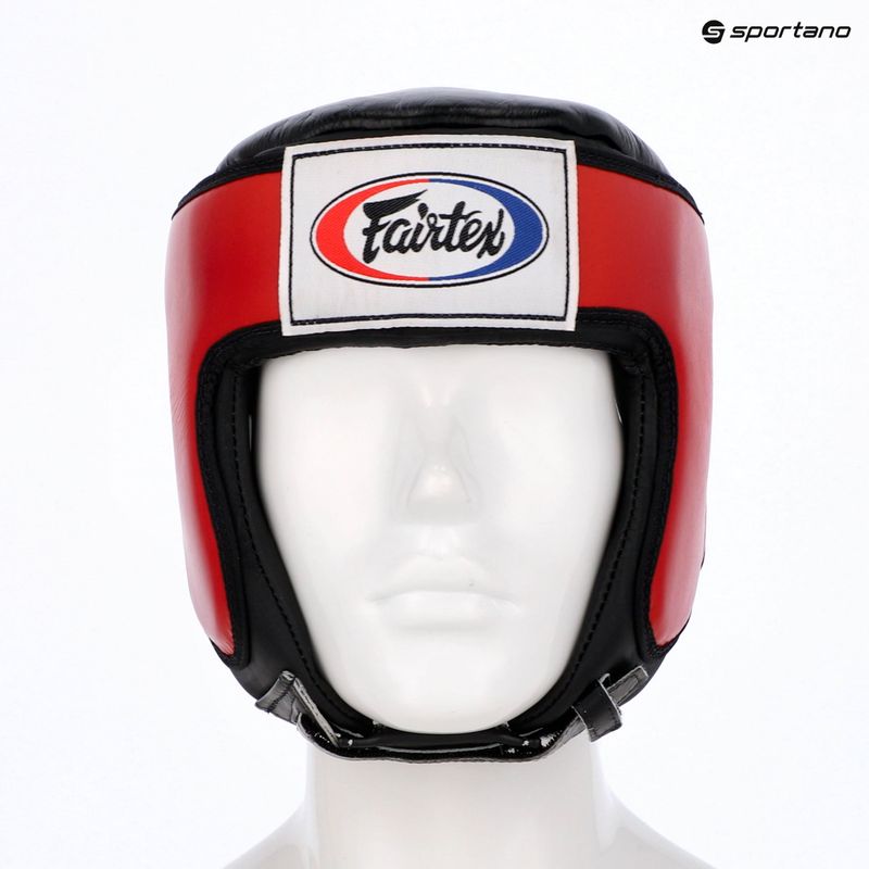 Ochranná prilba Fairtex Muay Thai & Kickboxing Competition red 6