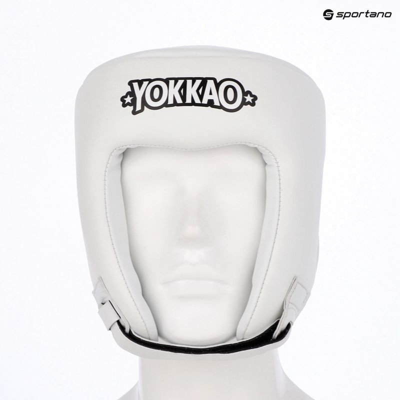 Boxerská prilba YOKKAO Competition white 11