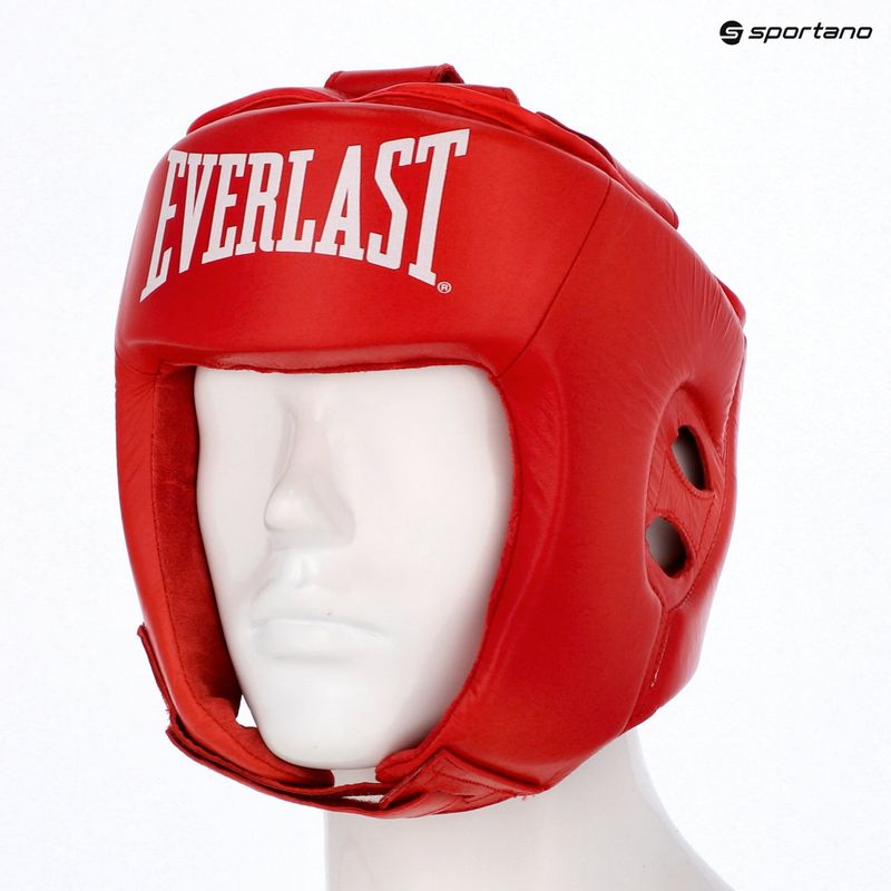 Boxerská prilba Everlast Amateur Competition Headgear red 4