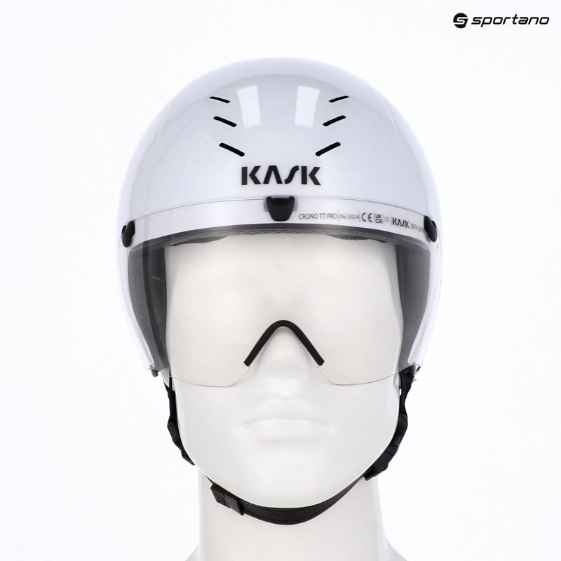 Cyklistická prilba KASK Bambino Pro white/clear 19