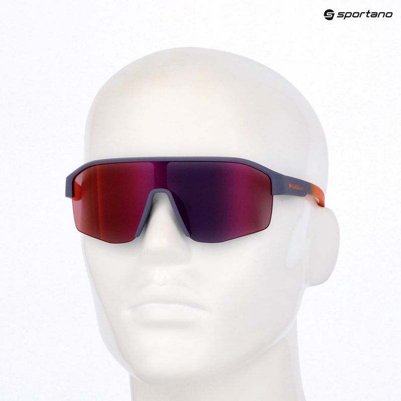 Slnečné okuliare Red Bull SPECT Dundee soft touch midnight/smoke red/purple mirror 7