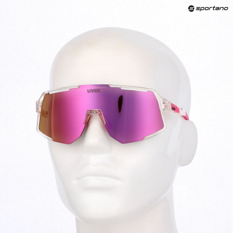 Slnečné okuliare UVEX Sequenze clear/mirror pink 7