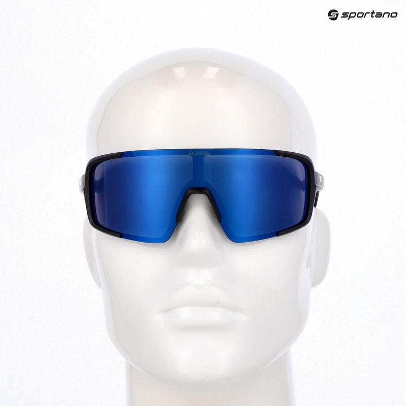 Slnečné okuliare Alpina Lumin black matt/blue mirror 7