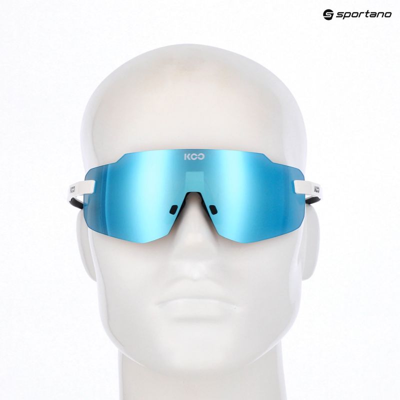 Slnečné okuliare Koo Supernova white/turquoise mirror 5