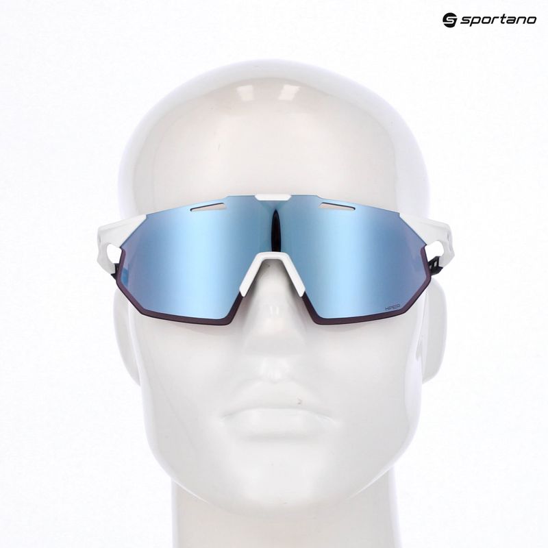Slnečné okuliare 100% Hypercraft SQ soft tact white/hiper blue multilayer 5