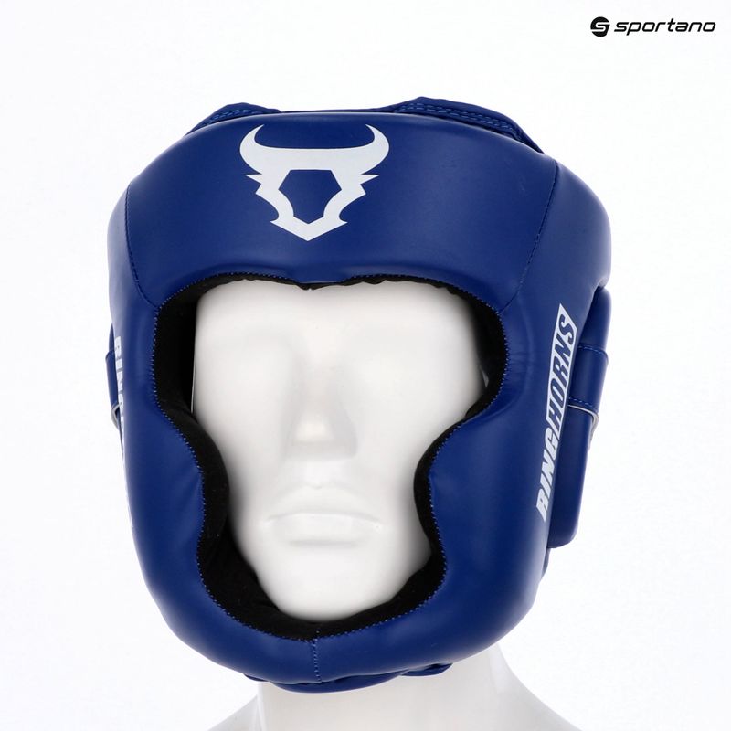 Boxerská prilba Venum Ringhorns Charger Headgear navy blue/red 8