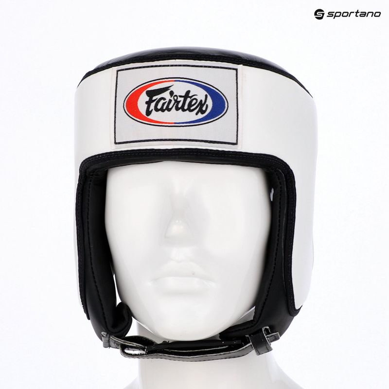 Boxerská prilba Fairtex Muay Thai & Kickboxing Competition white 6