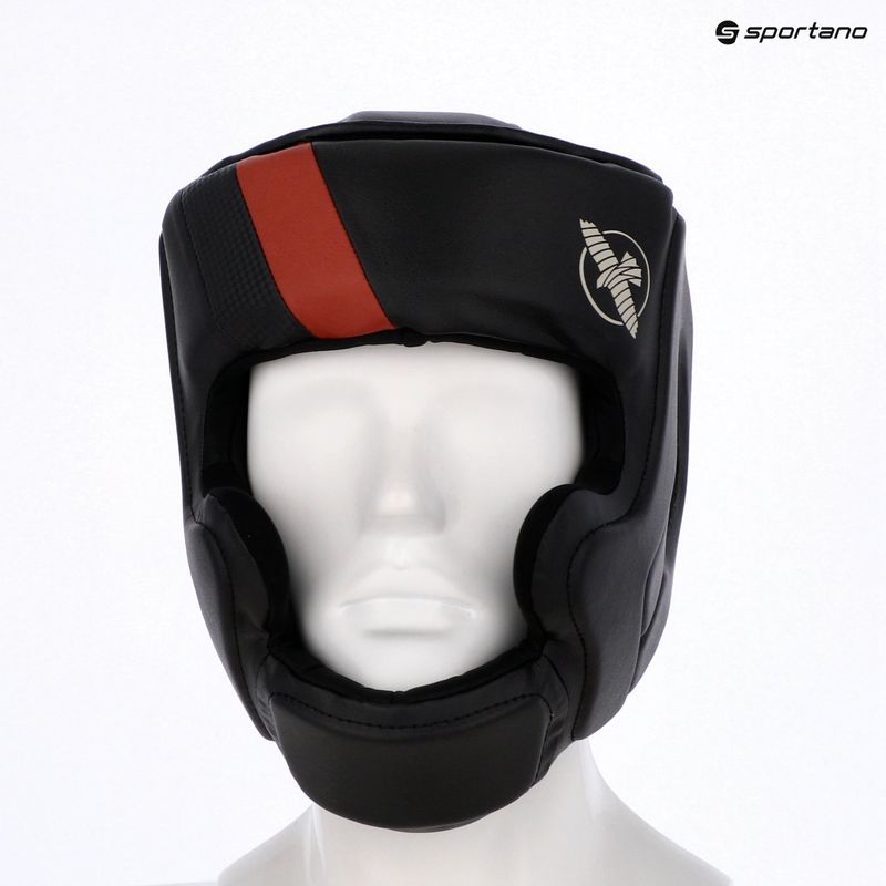 Boxerská prilba Hayabusa T3 Headgear black/red 6