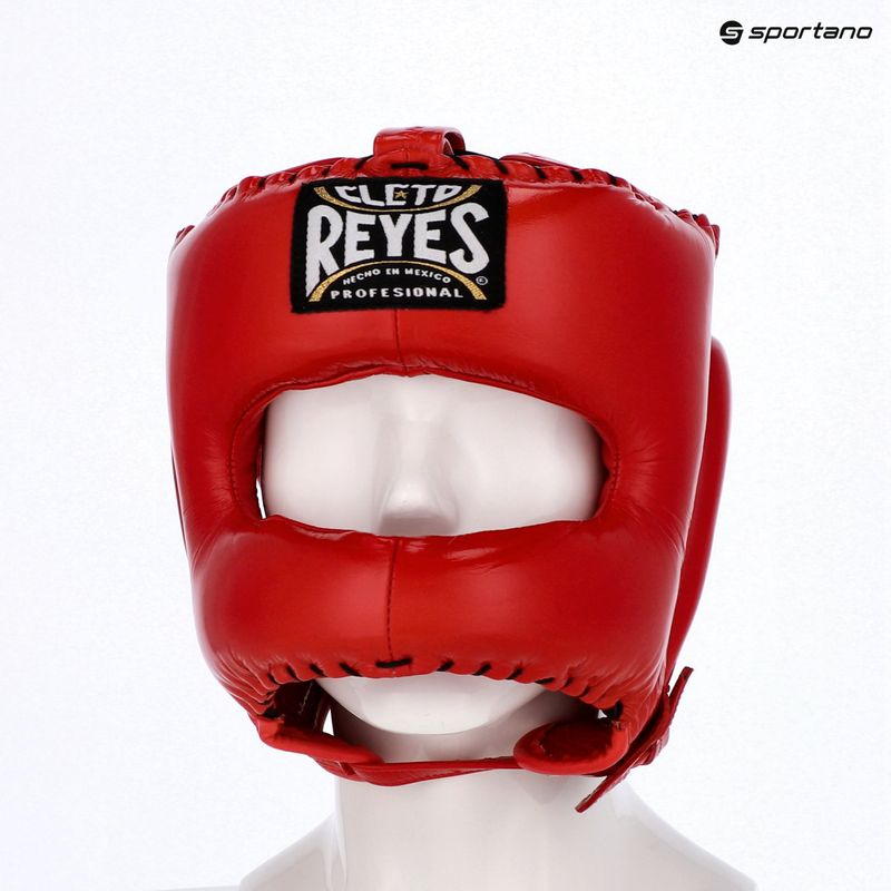 Boxerská prilba Cleto Reyes With Pointed Face Nylon Bar red 3