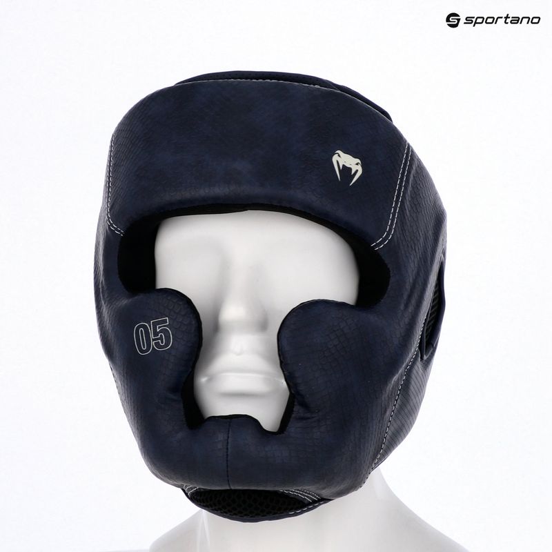 Boxerská prilba Venum Impact Evo Scales Headgear midnight blue 9