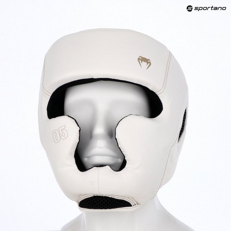 Boxerský chránič hlavy Venum Impact Evo Scales Headgear ivory 8