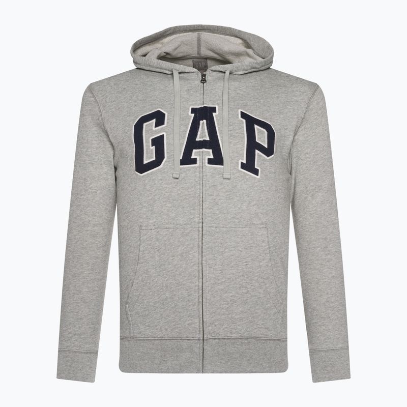 Pánska mikina GAP XLS FT Arch FZ HD b10 grey heather 5