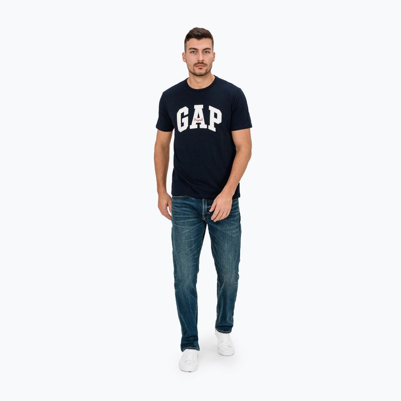 Pánske tričko GAP Logo Original Tee blue navy 2