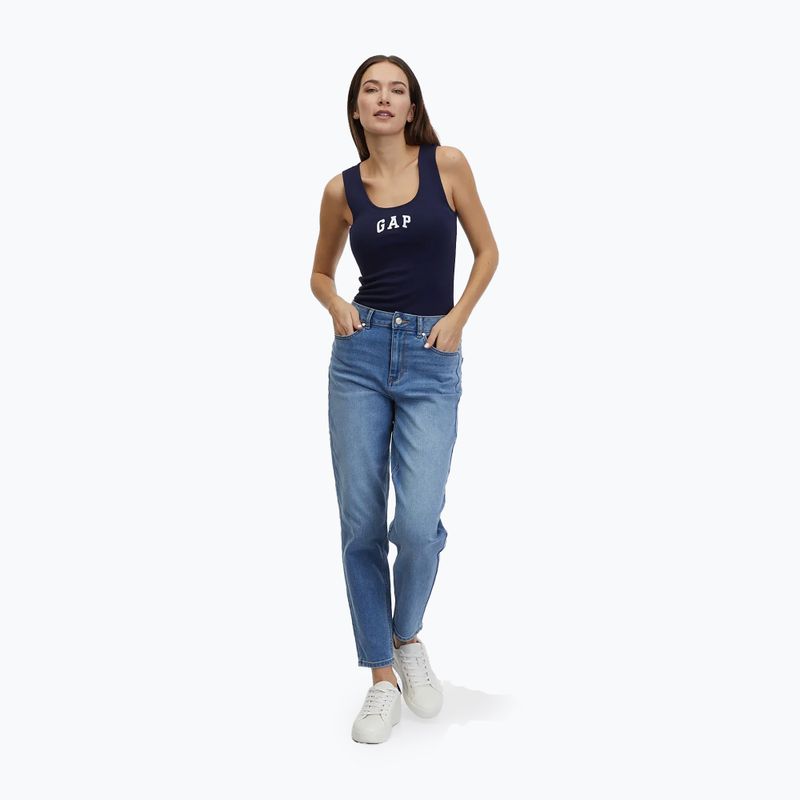 Dámske tielko s logom GAP Navy 2