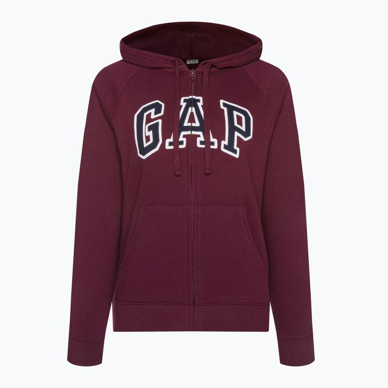 Dámska mikina GAP V-Gap Heritage FZ HD ruby wine 2