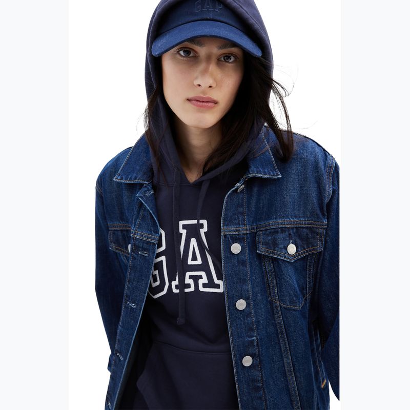 Dámska mikina GAP V-Gap Heritage PO HD navy