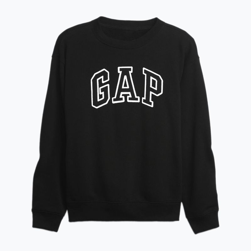 Dámska mikina GAP V-Gap Heritage Crew true black