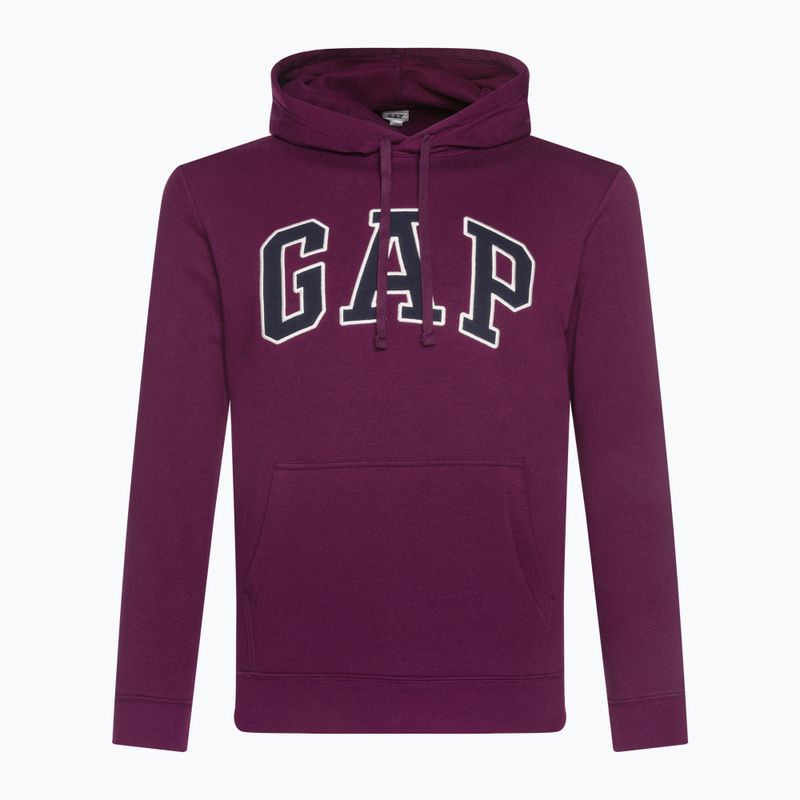 Pánska mikina GAP V-Heritage Logo PO SNL beach plum 2
