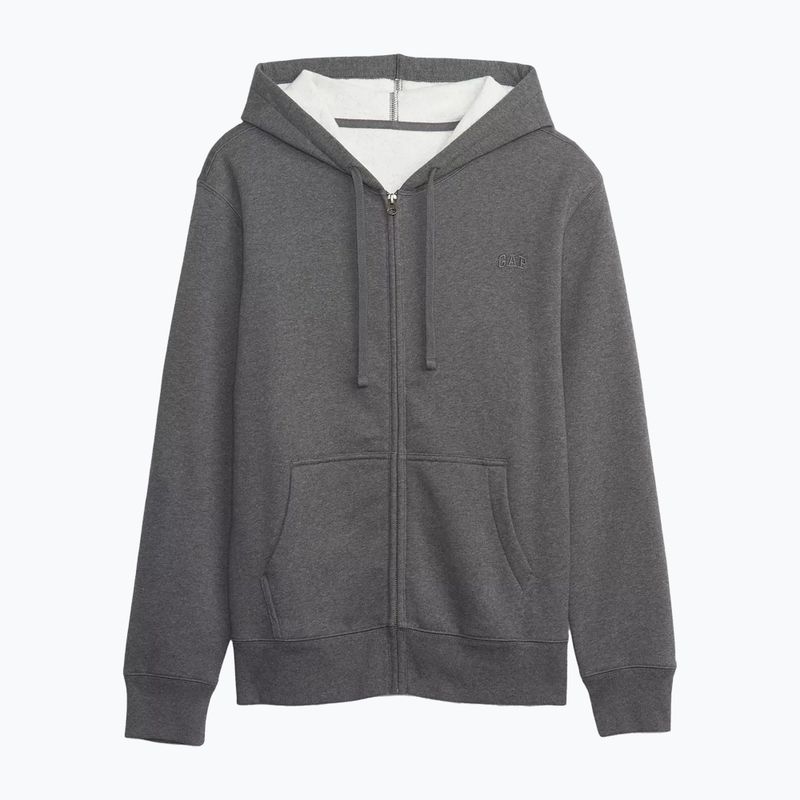Pánska mikina GAP Fullzip Logo Hoodie heather grey 5