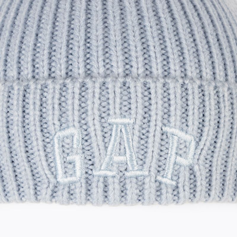 Dámska čiapka GAP V-Logo Beanie ice blue 740 6