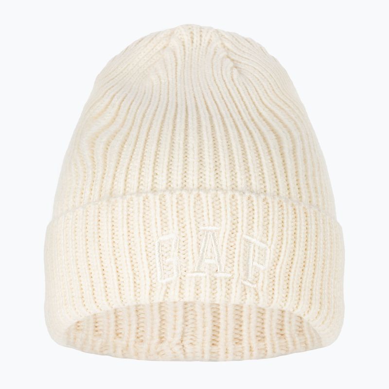 Dámska čiapka GAP V-Logo Beanie ivory frost 3
