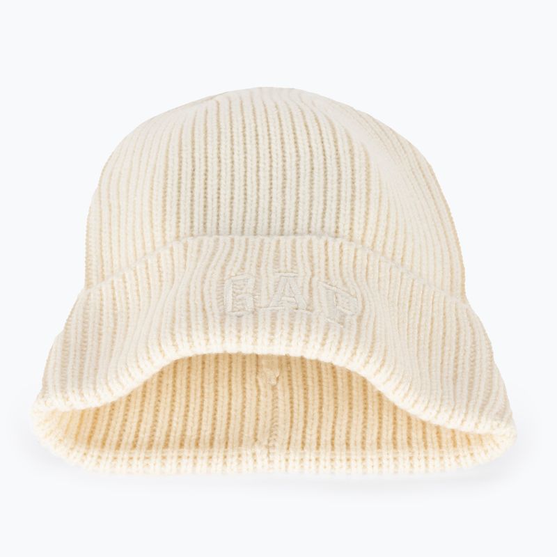 Dámska čiapka GAP V-Logo Beanie ivory frost 5