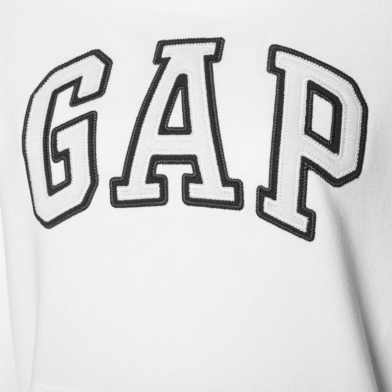 Dámska mikina GAP V-Gap Heritage PO HD optic white 5