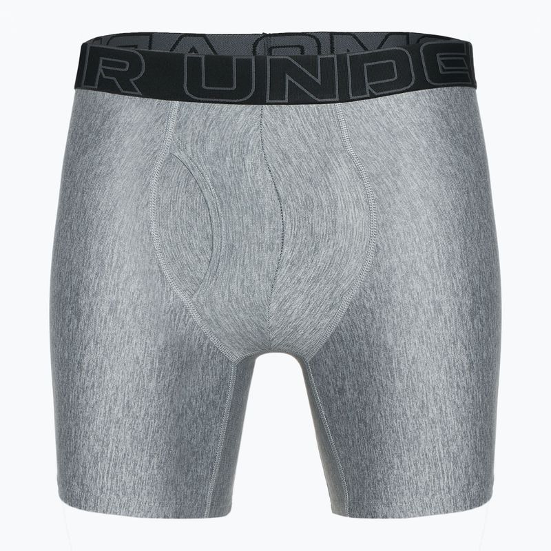 Pánske boxerky  Under Armour Perf Tech 6in 3 pary grey 2