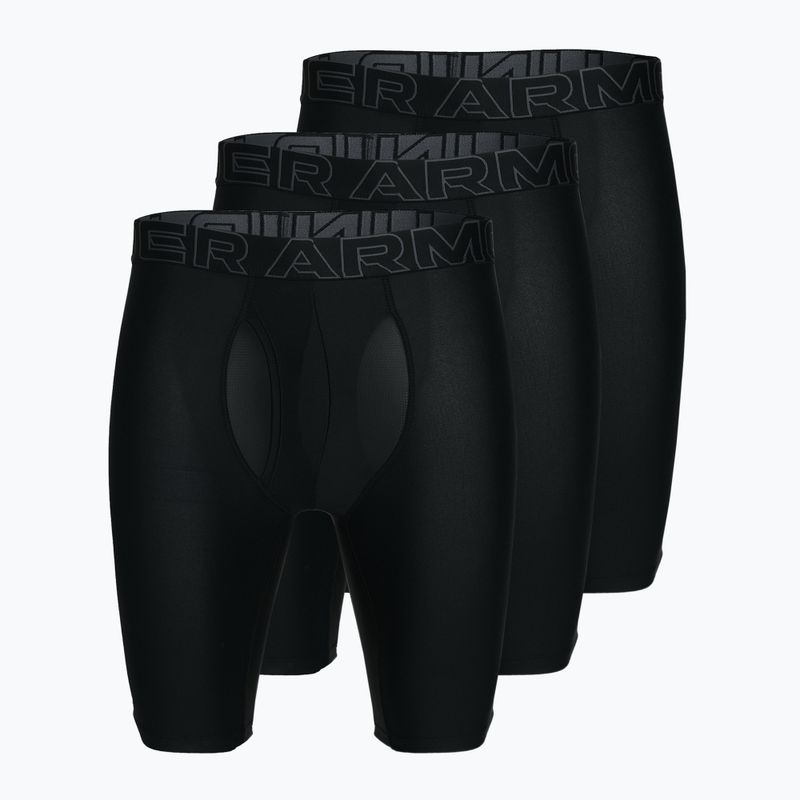 Pánske boxerky  Under Armour Perf Tech 9in 3 pary black