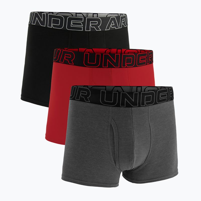 Pánske boxerky  Under Armour Perf Cotton 3 pary castlerock