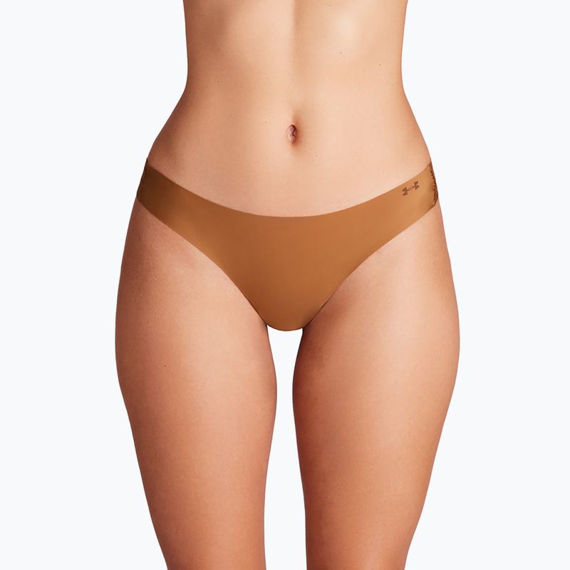Dámske tangá Under Armour Pure Stretch Ns Thong 3 páry hue 600