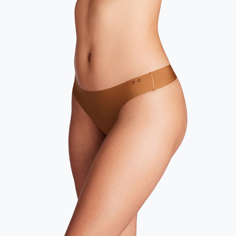 Dámske tangá Under Armour Pure Stretch Ns Thong 3 páry hue 600 2